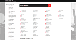 Desktop Screenshot of nissan-parts.net